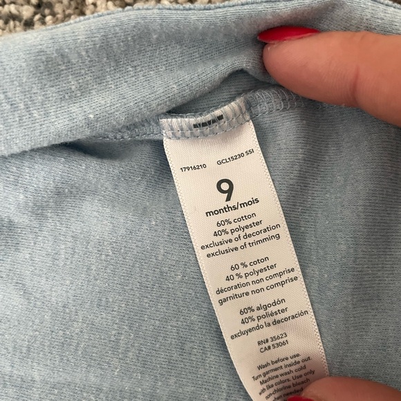 9 Months Carter’s Infant/Baby Button Up Footie PJ Bundle - Picture 9 of 15